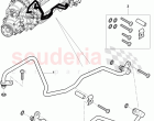 oil pipe, for front axle differential