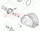 flange shaft, for front axle differential