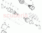 drive shaft, for 8-speed automatic gearbox