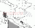 Coolant hoses and pipes, Engine bay, F >> 3W-D-099 999, F >> ZA-D-099 999, F 3W-E-&hellip;