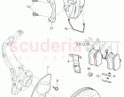 brake caliper, splash shield for brake disc, for vehicles with ceramic, brake disc