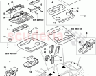 interior light, F 3W-9-057 480>> 3W-B-070 435, F ZA-A-062 464>> ZA-B-070 435