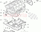 crankcase, oil pan, sealing flange