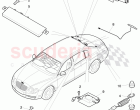 Aerial module, Infotainment system, D - MJ 2012>>