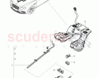 1 set of fuel lines, clip