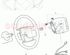 airbag unit for steering wheel, F >> 3W-8-052 842