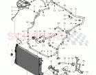 Coolant hoses and pipes, Engine bay, D - MJ 2015>>, F >> 3W-F-044 095, F >> ZA-F-0&hellip;
