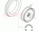 wheel disc 'steel', (temporary spare wheel), diaginal tire (spare wheel), F 3W-G-0&hellip;