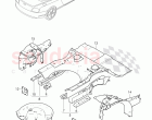 floor assembly, spare wheel well
