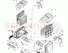 air cleaner with connecting, parts, F 3W-G-053 204>>, F ZA-G-053 204>>