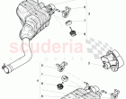exhaust silencer, rear, Exhaust pipe tips, D >> - MJ 2015