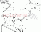 Coolant hoses and pipes, Engine bay, D >> - MJ 2014