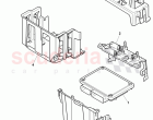 control module - engine, bracket for elec.contr. module, D >> - MJ 2010