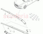 wiper motor, wiper arm with wiper, blade