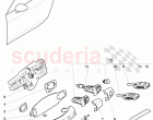door handle, outer, door latch, F >> 3W-D-082 508, F >> ZA-D-082 508