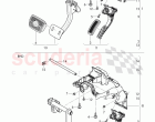 Brake and accel. mechanism