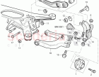 track control arm, F 3W-7-051 363>>, F ZA-A-062 566>>