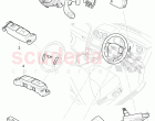 steering column switch, and trim