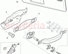 Grab Handle and Sun Visor, F >> 3W-6-038 565, F >> ZA-6-038 565