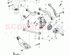track control arm, wheel bearing housing