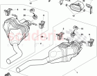 Exhaust muffler with exhaust flap, Exhaust pipe tips, F 3W-5-026 859>>, D >> - MJ &hellip;