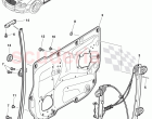 window lifter, guide channels, window slot seal for door