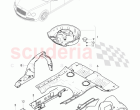 floor assembly, spare wheel well