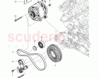 Alternator, connecting and mounting parts, for alternator, v-ribbed belt, tensioni&hellip;