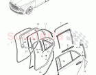 door seal, outer, glass channel, D - MJ 2017>>