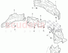 heat protection plate for cross panel