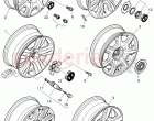 alloy wheel, F 3W-7-039 828>> 3W-7-051 364