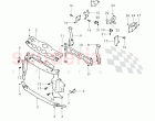Front end section, repair plate -, cross member, push-on type
