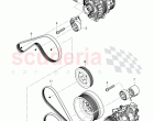 Alternator, connecting and mounting parts, for alternator, v-ribbed belt, tensioni&hellip;