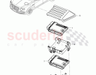 Control unit for petrol engine, bracket for elec.contr. module