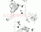 Exhaust muffler with exhaust flap, Exhaust pipe tips, D - MJ 2016>>