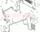 oil pressure line for gear oil cooling, Gear oil cooler, F 3W-C-073 056>>, F ZA-C-&hellip;