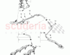 Fuel supply line, valve for charcoal, cannister, Engine bay