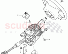 steering column, steering wheel