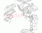 oil filter with flange and oil cooler