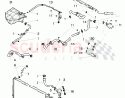 Coolant hoses and pipes, Engine bay, F 3W-7-045 225>> 3W-7-051 258