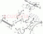 power steering, Reservoir, Pipes, Hoses, D - MJ 2015>>