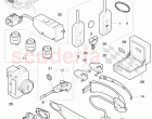 lock with lock cylinder, and keys, door handle, outer, F 3W-7-049 996>>, F ZA-A-06&hellip;