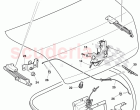 fasteners, for flap, rear, F 3W-6-030 712>> 3W-6-038 068