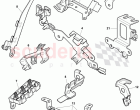 Cable holder and clamps for engines