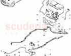 Wire harness for battery +, starter, alternator and ground, strap