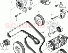 Alternator, connecting and mounting parts, for alternator, v-ribbed belt, tensioni&hellip;