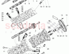 camshaft, camshaft adjuster unit, cylinder head cover
