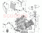 oil dipstick with tube, oil filter, oil cooler