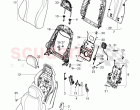 seat, backrest cushion with cover, headrest