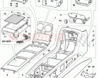 center console, F 3W-9-062 047>> 3W-A-064 812, F ZA-A-062 464>> ZA-A-064 810